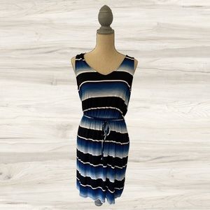 Multi-blue Dress. Merona. Medium